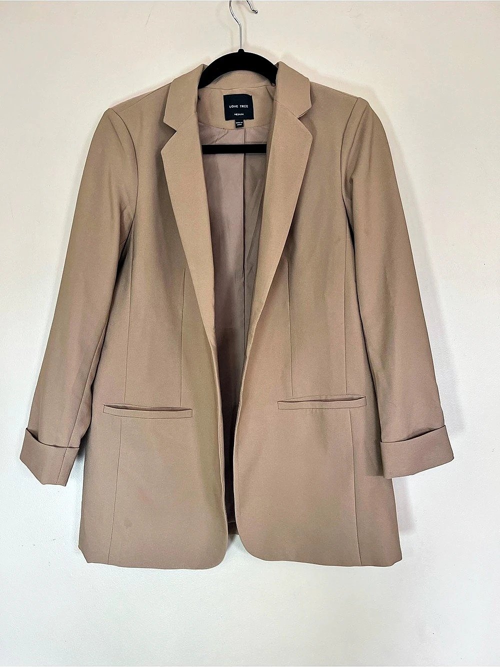Love Tree Blazer in Brown Size Medium Like New
